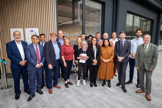 Opening of The Hive in Oldham.