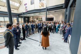 Opening of The Hive in Oldham.